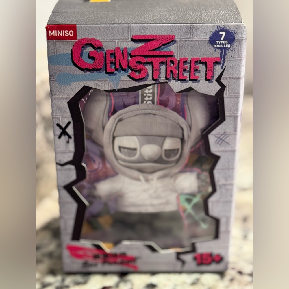 Miniso Disney GenZ Street SEALED Stitch Blind Box Pendant